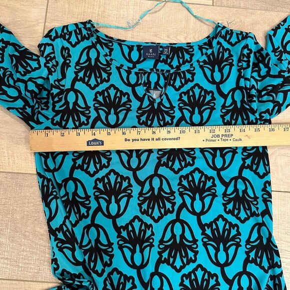 KAARI BLUE WOMENS TEAL DRESS XS - Picture 5 of 8